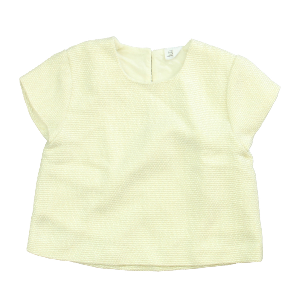 Egg Girls Ivory Sparkle Blouse size: 2T